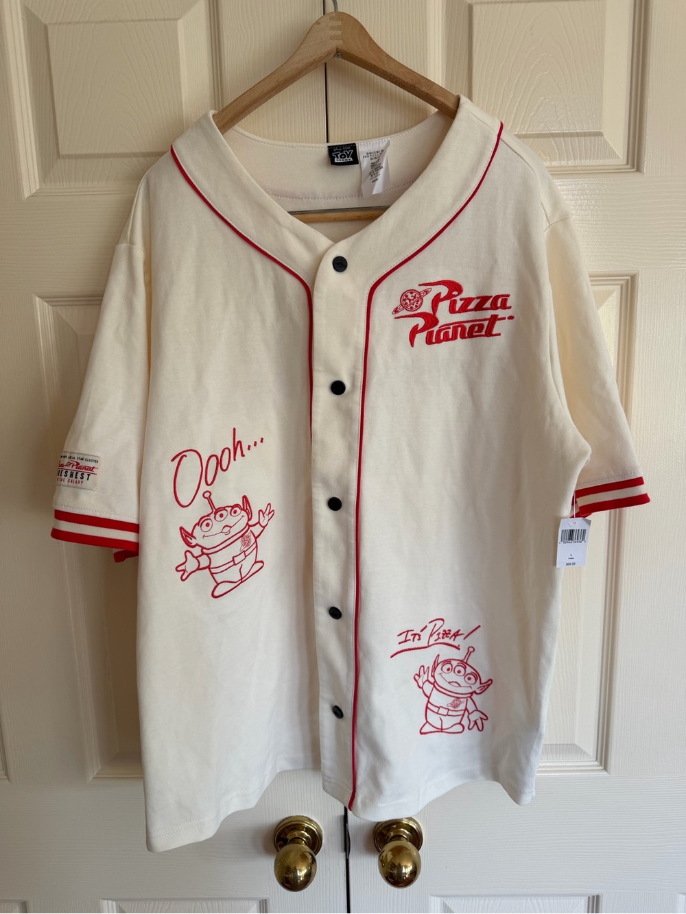 Disney Parks Toy Story Pizza Planet Baseball Jersey